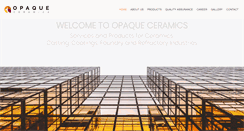 Desktop Screenshot of opaqueceramics.com